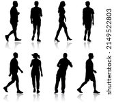 silhouette group of people... | Shutterstock . vector #2149522803