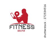 man of fitness silhouette... | Shutterstock .eps vector #272534516