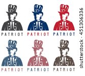 Patriotic Uncle Sam Vintage...
