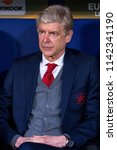 Small photo of MADRID - MAY 3: The manager Arsene Wenger at the Europa League Semi Final match between Atletico de Madrid and Arsenal at Wanda Metropolitano Stadium on May 3, 2018 in Madrid, Spain.