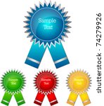 seals or medals | Shutterstock .eps vector #74279926