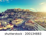 Acropolis In Athens Greece 