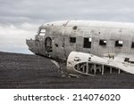 The epic plane wreck on the black beach in south Iceland 