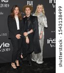 Small photo of LOS ANGELES - OCT 21: Jennifer Garner, Adir Abergel and Laura Brown arrives for the 2019 InStyle Awards on October 21, 2019 in Los Angeles, CA