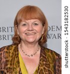 Small photo of LOS ANGELES - OCT 25: Lesley Nicol arrives for the 2019 British Academy Britannia Awards on October 25, 2019 in Beverly Hills, CA