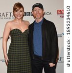 Small photo of LOS ANGELES - JAN 7: Bryce Dallas Howard and Ron Howard arrives for BAFTA Los Angeles Tea Party 2017 on January 07, 2017 in Beverly Hills, CA