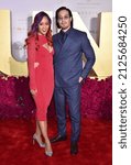 Small photo of LOS ANGELES - DEC 11: Desmond Chiam and Sami Jayne arrives for the 19th Annual Asian American Awards on December 11, 2021 in Beverly Hills, CA