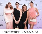 Small photo of LOS ANGELES - APR 23: Kate Lagos, Karina Bik, Kristine Najarian and Larsen Thompson arrives for the Daily Front RowOs Fashion Los Angeles Awards on April 23, 2023 in Beverly Hills, CA