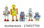 A Team Of Robot Toys