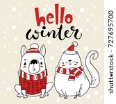 Vector Christmas Card. Greeting ...