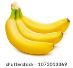 Bunch of bananas isolated on white background Clipping Path