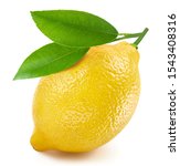 Lemon isolated on white...