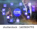 fog and edge cloud computing... | Shutterstock . vector #1605834793