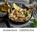 Cooked Seafood Steamed Clams In ...