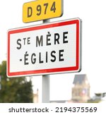 Sign With The Words Ste Mere...