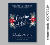 wedding invitation card... | Shutterstock .eps vector #500779939