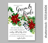 bridal shower invitation card... | Shutterstock .eps vector #503164606