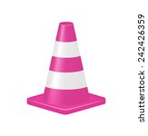 Pink Traffic Cone 