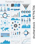 human infographic vector... | Shutterstock .eps vector #99796706