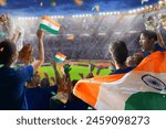 India sport supporter on...