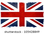 Old Designed Grunge British Flag