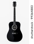 A Black Acoustic Guitar...