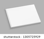white hardcover album vector... | Shutterstock .eps vector #1305725929