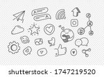 vector hand drawn doodle style... | Shutterstock .eps vector #1747219520