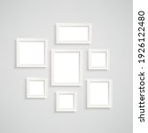 picture gallery with empty... | Shutterstock .eps vector #1926122480