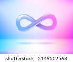 infinity sign with holographic... | Shutterstock .eps vector #2149502563