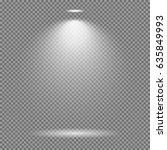 light effect on transparent... | Shutterstock .eps vector #635849993