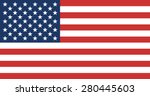 american flag. united state of... | Shutterstock .eps vector #280445603