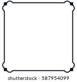 square tile frame border line... | Shutterstock .eps vector #587954099