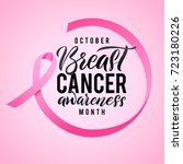 breast cancer awareness... | Shutterstock .eps vector #723180226