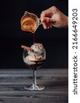 Small photo of This simple but elegant Affogato, an Italian coffee dessert, is a showstopper! And now you can easily learn how to make an affogato coffee at home and customize it how you wish