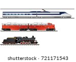 Evolution Of Trains. Steam...