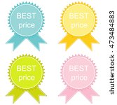 best price button set | Shutterstock . vector #473484883