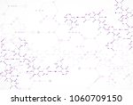 abstract  technology hexagonal... | Shutterstock .eps vector #1060709150