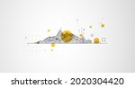 modern science or technology... | Shutterstock .eps vector #2020304420