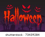 halloween | Shutterstock .eps vector #73439284