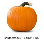 Pumpkin Isolated On White...
