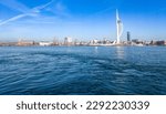 Portsmouth, England the Spinnaker Tower UK.