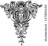 decorative element of the... | Shutterstock . vector #117854143