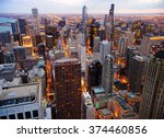 View Of Chicago Downtown At...