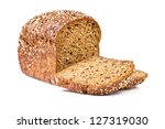 Whole Grain Bread Isolated On...