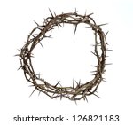 Crown Of Thorns Isolated Over...