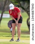 Small photo of PATTAYA, THAILAND-FEBRUARY 23: Jacqui Concolino of USA in action during R3 of Honda LPGA Thailand 2019 on February 23, 2019 at Siam Country Club Old Course in Pattaya, Thailand