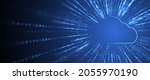 cloud technology. integrated... | Shutterstock .eps vector #2055970190