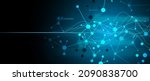 neural network concept.... | Shutterstock .eps vector #2090838700