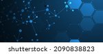 neural network concept.... | Shutterstock .eps vector #2090838823